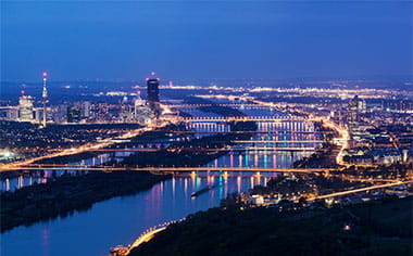 Vienna and Danube River Vienna and Danube River
